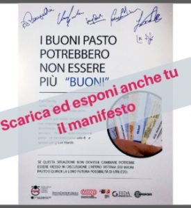 #BuoniPasto: le ultime azioni della Federazione