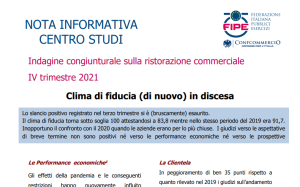 Clima di fiducia (di nuovo) in discesa