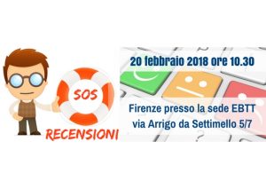 SOS Recensioni – spiegazione e informazioni incontro del 20-02-2018