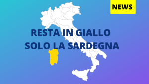 Resta in giallo solo la Sardegna