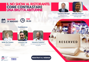 Webinar:  IL NO SHOW AL RISTORANTE: come contrastare una brutta abitudine