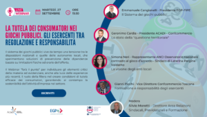 WEBINAR – La tutela dei consumatori nei giochi pubblici. Gli esercenti tra regolazione e responsabilità