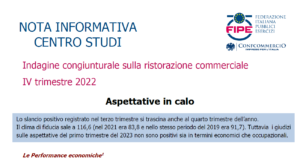 Aspettative in calo
