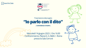 Conferenza stampa “Io parlo con il dito”