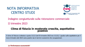 Ristorazione: clima di fiducia in moderata crescita