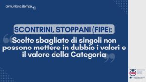 Scontrini, Stoppani (Fipe): “Scelte sbagliate di singoli non possono mettere in dubbio i valori e il valore della categoria”