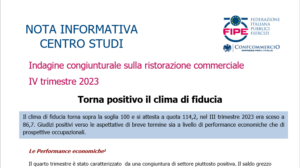 Torna positivo il clima di fiducia