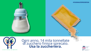 Usa la zuccheriera e contrasta lo spreco alimentare