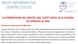 La formazione del prezzo, dal caffè verde alla tazzina di espresso al bar