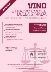 Vino e nuovo Codice della Strada